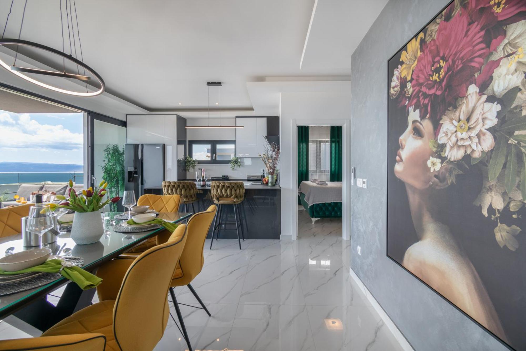 Lux Penthouse Panoramic View With Jacuzzi Apartment Makarska Exterior photo